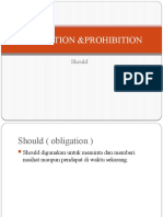 Obligation &prohibition Should Edit