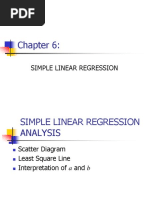 Topic 6 Simple Linear Regression