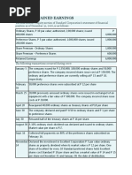 Quiz On Retained Earnings