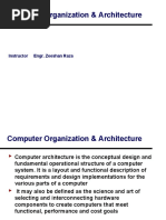 Computer Organization & Architecture: Instructor Engr. Zeeshan Raza