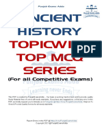 Ancient History: Topicwise Top MCQ Series
