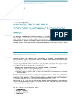 ORIENTAÇÕES CURRICULARES Tic - 1º Ciclo