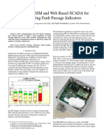 The Use of GSM and Web Based SCADA For Monitoring Fault Passage Indicators