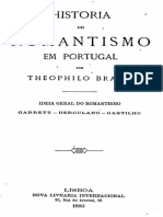 Historia Do Romantismo Em Portugal Ideia Geral Do Romantismo Garrett, Herculano, Castilho Por Teofilo Braga. Original. Completo