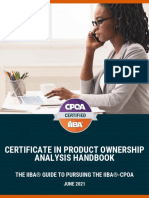 Iiba Cpoa Certification Handbook