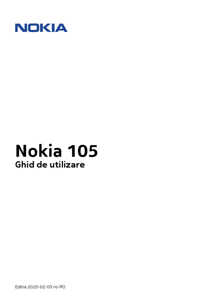 Guide Nokia 105 | PDF