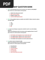 Abap Question Bank