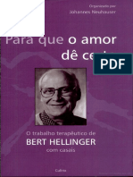 Para que o amor dê certo - O trabalho terapêutico de Bert Hellinger com casais