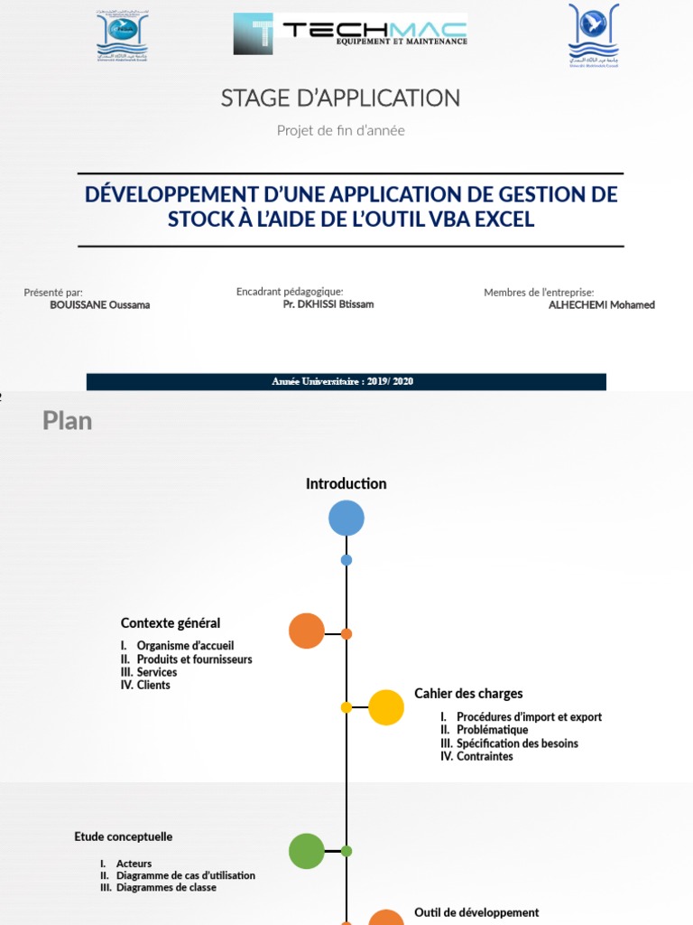 Application de Gestion de Stock VBA Excel | PDF | Inventaire | Application