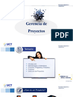 Clase 1.1. Gerencia de Proyectos - UCT