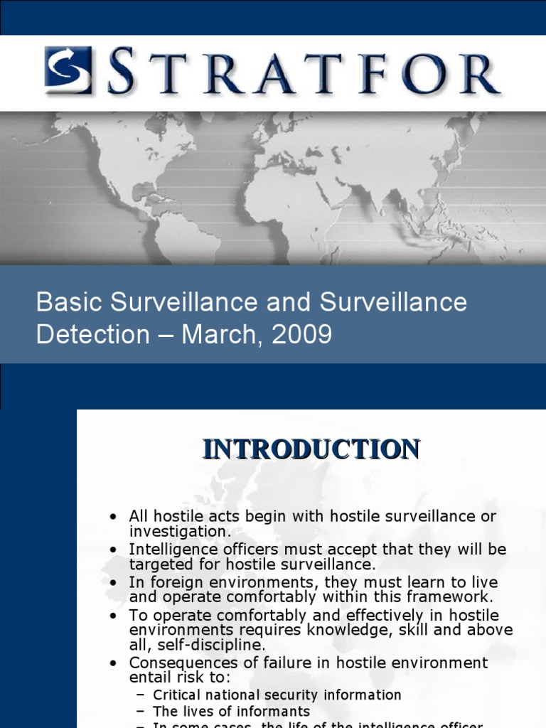 Hostile Surveillance Detection Techniques | PDF | Surveillance | Secrecy