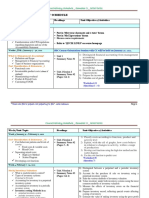 Course Delivery Schedule