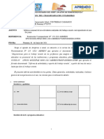 INFORME 3° Y 4° -PRIMARIA