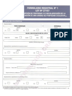 Formulario-N-1, MZ h1 Lote 9