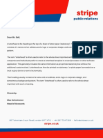 Red Blue Stripes Boxes Company Public Relations Modern Letterhead