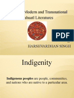 Classical, Modern and Transnational Nahuatl Literatures: - Harshvardhan Singh