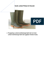 Safety Boots untuk Petani di Sawah