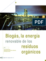 Biogas, La Energia Renovable de Los RRSS