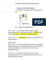 Clasificacion Del Contrato de Donacion