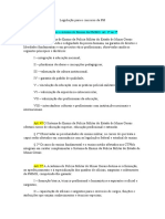 Legislação para o Concurso Da PM