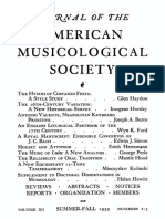 Journal of the American Musicological Society Summer-Fall 1959