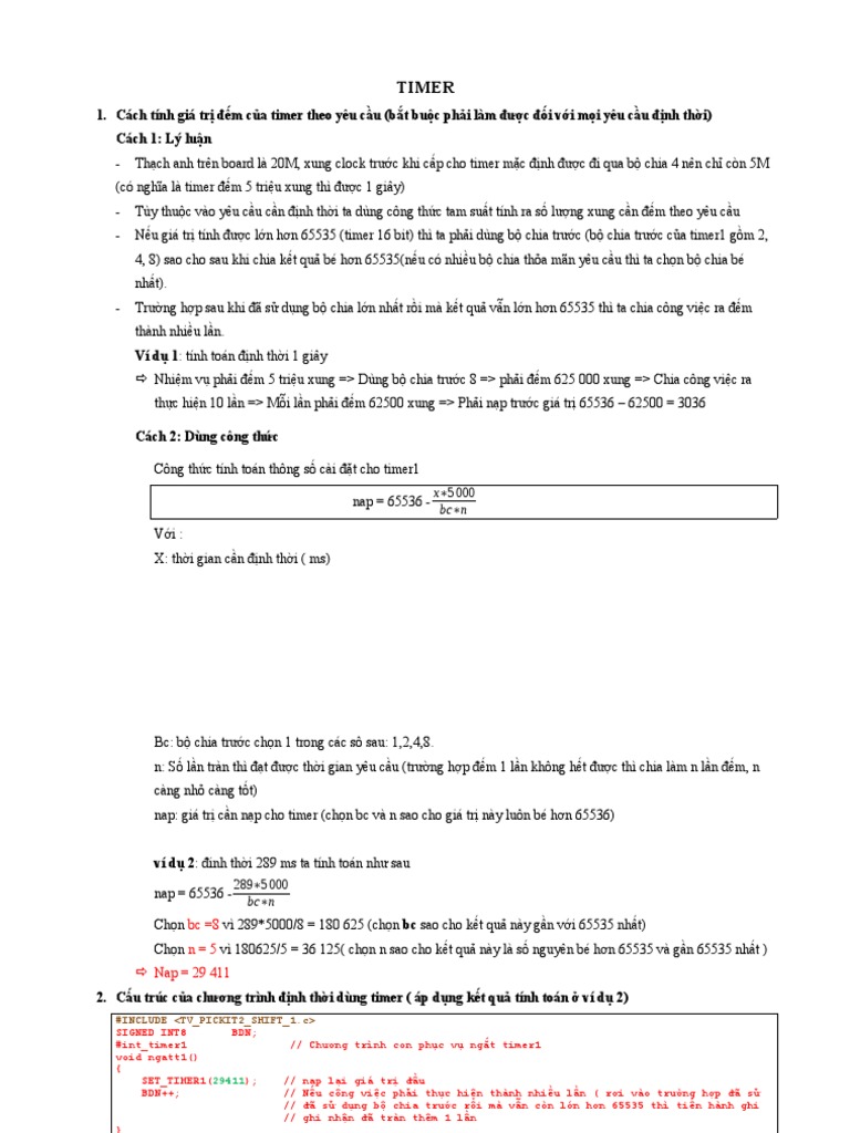 Form Timer | PDF