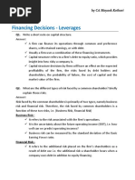 Chapter 6 Types of Leverages-1