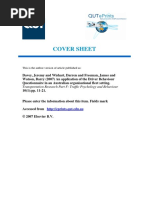 Driver Behaviour Questionnaire Overview | PDF | Traffic | Speed Limit