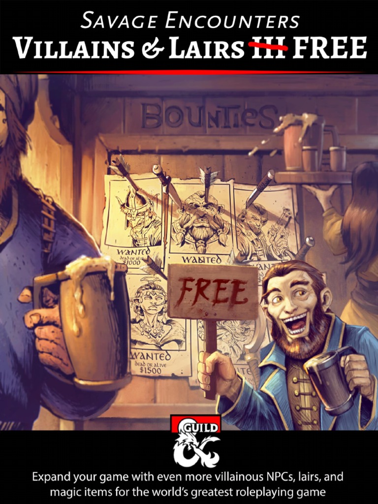 Villains & Lairs III FREE PDF Dungeons & Dragons Wizards Of The Coast