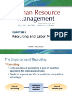 Recruiting and Labor Markets