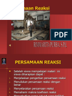 Persamaan reaksi