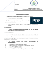 Correction Série D'exercices (Introduction À L'économie) - 1