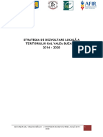 Strategia de Dezvoltare Locală A Teritoriului Gal Valea Buzaului 2014 - 2020