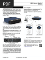 MDS Master Station: Typical Application