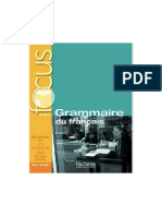 Grammaire Focus A1-B1