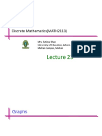 Discrete Mathematics (MATH2113) : Mrs. Fatima Khan University of Education, Lahore, Multan Campus, Multan