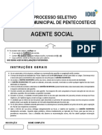 Processo seletivo para agente social