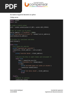 Socket Cliente Servidor Con Python
