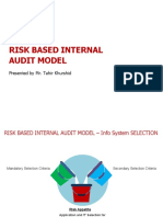 Risk Based Audit Model Presentation (Final) Audit Risk Assessment