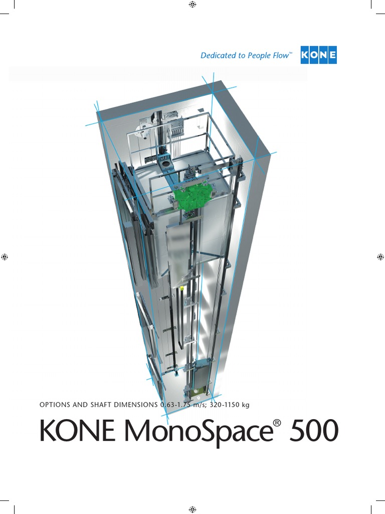 Planning Guide Kone Elevator Monospace 500 - tcm73 17968 | PDF | Door |  Land Vehicles