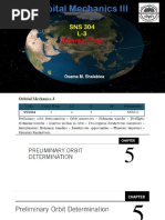 Orbital Mechanics III: SNS 304 L-3