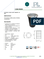 Empotrado de Piso 32w Par30