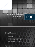 Inward and Outward FDI in Pakistan