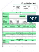 English CV