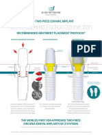 Morse Tapered Friction Connection: Z5C - Two-Piece Ceramic Implant