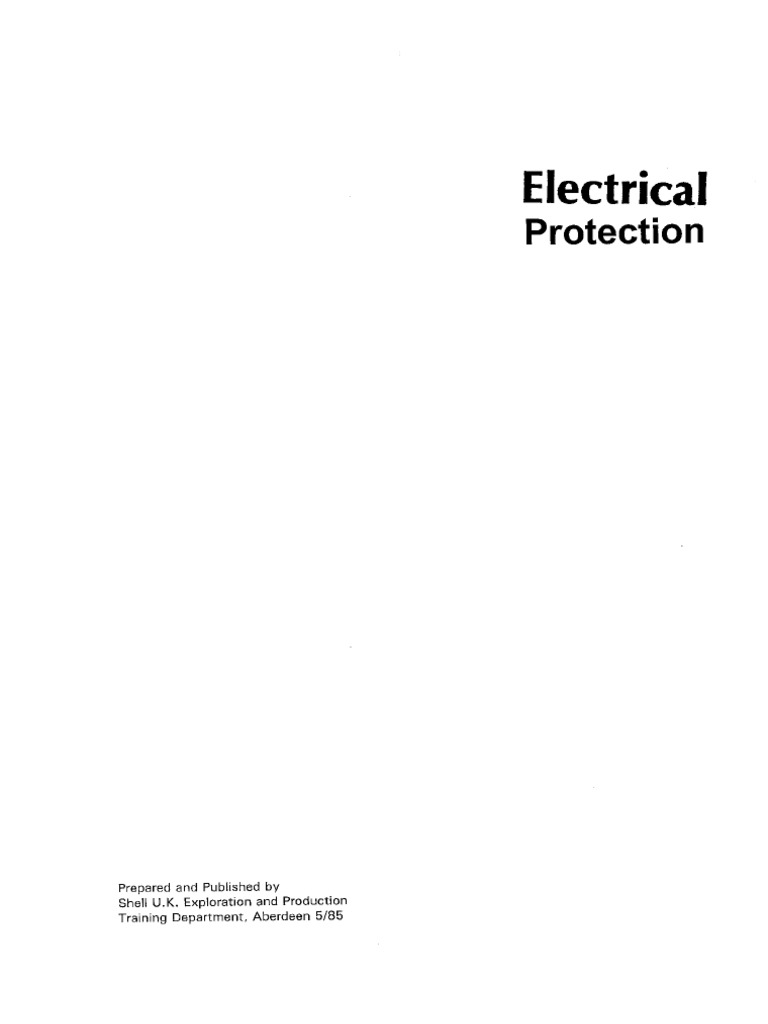 Electrical Protection PDF Fuse (Electrical) Relay
