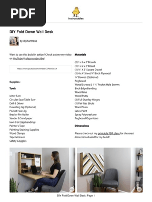 DIY-Fold-Down-Wall-Desk