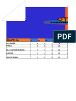 Tablas de Libanagua 2021