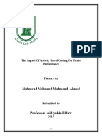 Mahmoud Mohamed Mahmoud Ahmed: Professor: Said Yahia Eldaw