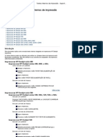 Testes Internos de Impressão - Suporte Técnico HP - (Brasil - Português - )